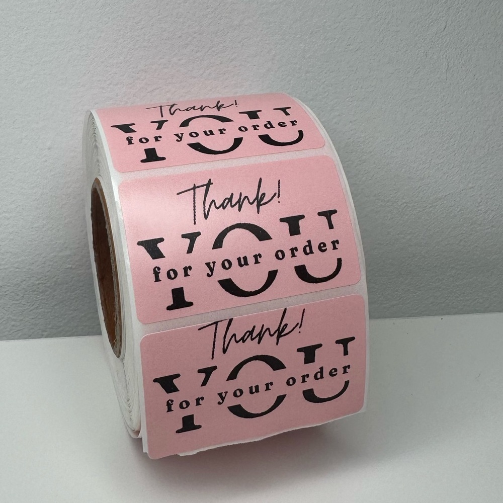 100 pcs Thank You for your order my 2" Stickers labels NWT - Picture 13 of 14